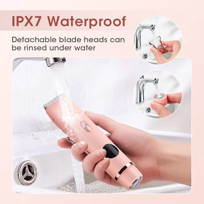 2-in-1 Dual-Head Electric Shaver & Bikini Trimmer